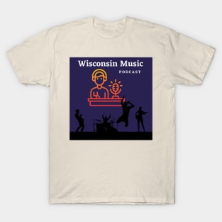 Wisconsin Music Podcast Logo T-Shirt